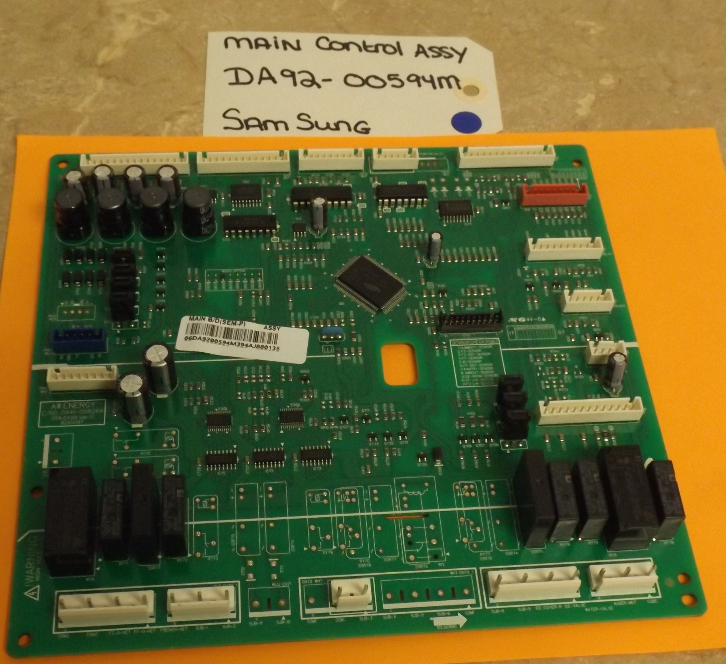 SAMSUNG REFRIGERATOR DA92-00594M MAIN CONTROL (OPEN BOX) SAMSUNG REFRIGERATOR DA92-00594M MAIN CONTROL (OPEN BOX)